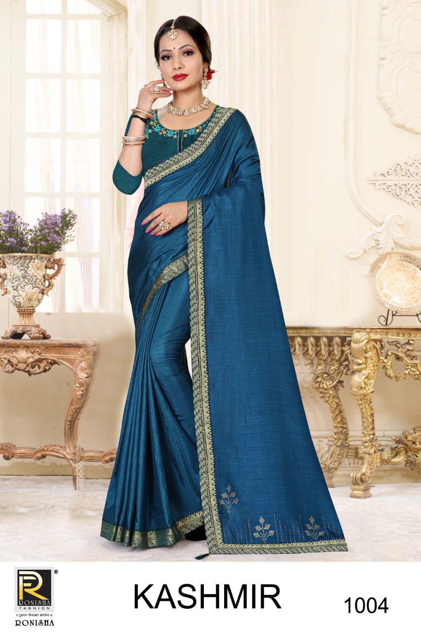Ronisha Kashmir New Exclusive Wear Silk Latest Designer Saree Collection